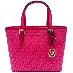 Michael Kors Jet Set Travel Extra-Small Top Zip Tote Bag Electric Pink (NWT)
